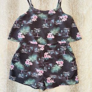 Grayson/Threads Girls Tropical Print Romper